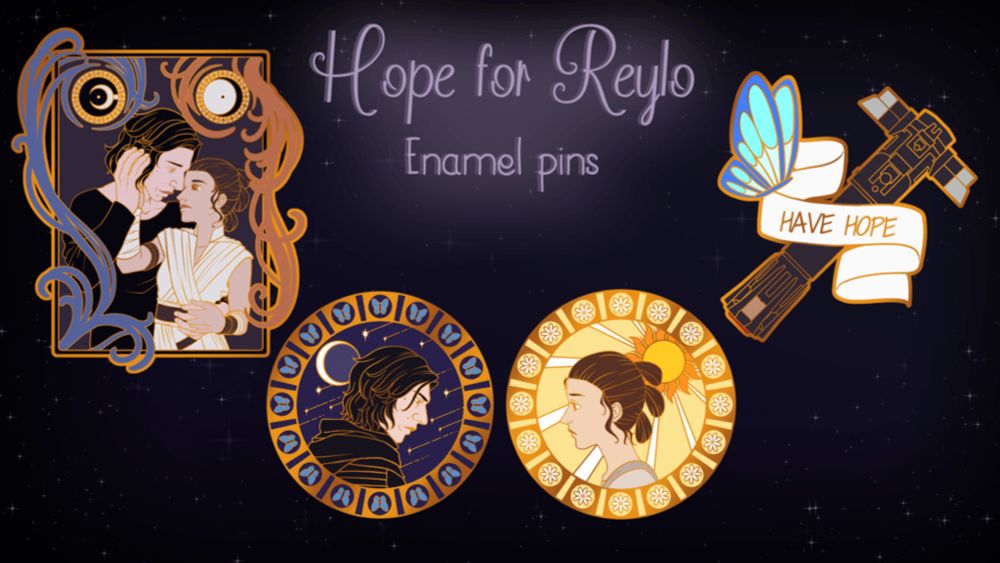 Reylo Enamel Pin Collection