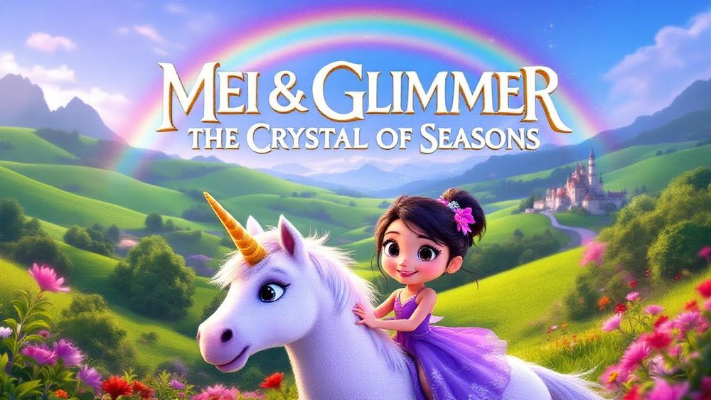 🌸✨ Mei & Glimmer: The Crystal of Seasons ❄️🌈