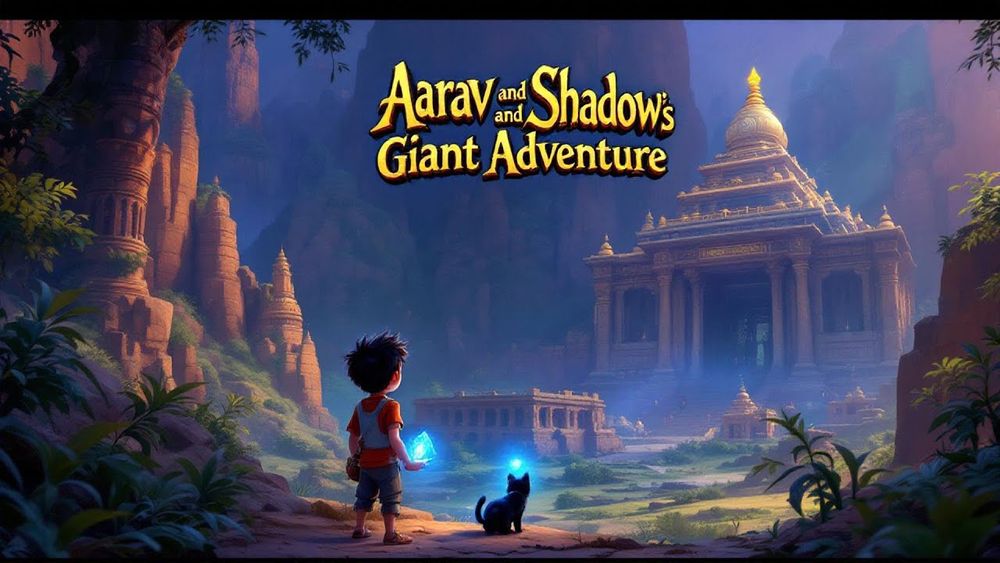 ✨ Aarav and Shadow's Giant Adventure ✨