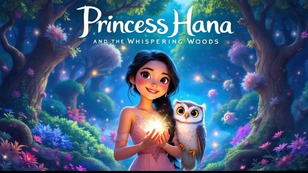 ✨ Princess Hana and the Whispering Woods 🦉