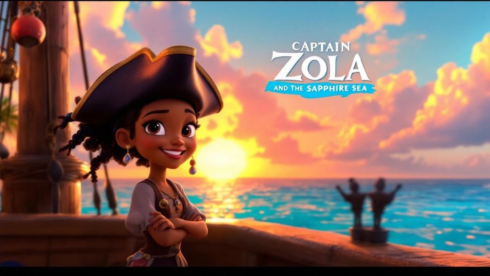 Captain Zola and the Sapphire Sea 🧜‍♀️✨
