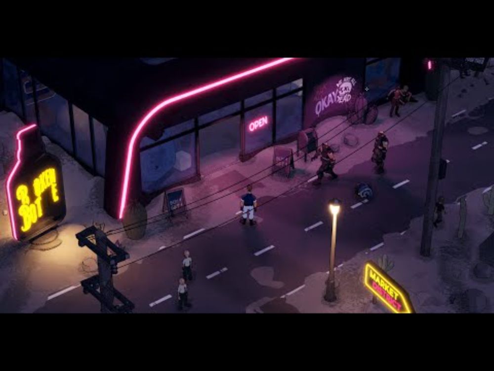 A Noir Glimpse into the Wasteland's Nightlife