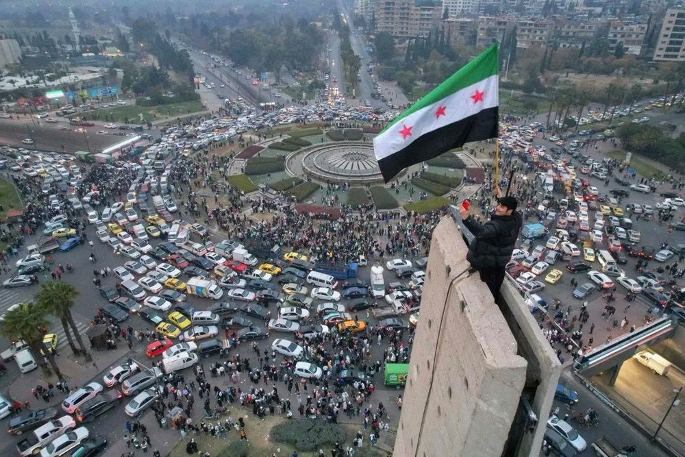 Umayyad Square in the Syrian capital Damascus. Photo taken by Fared Al Mahlool. 