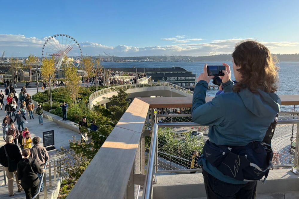 Seattle's new waterfront park applauded by first visitors. But will it fulfill its economic potential?