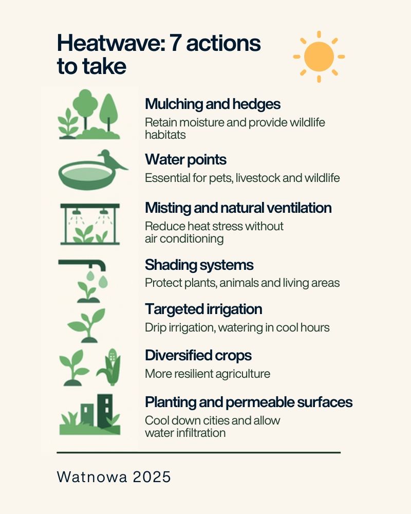 Infographic - 7 actions to take in case oh heatwave
By Watnowa, 2025
