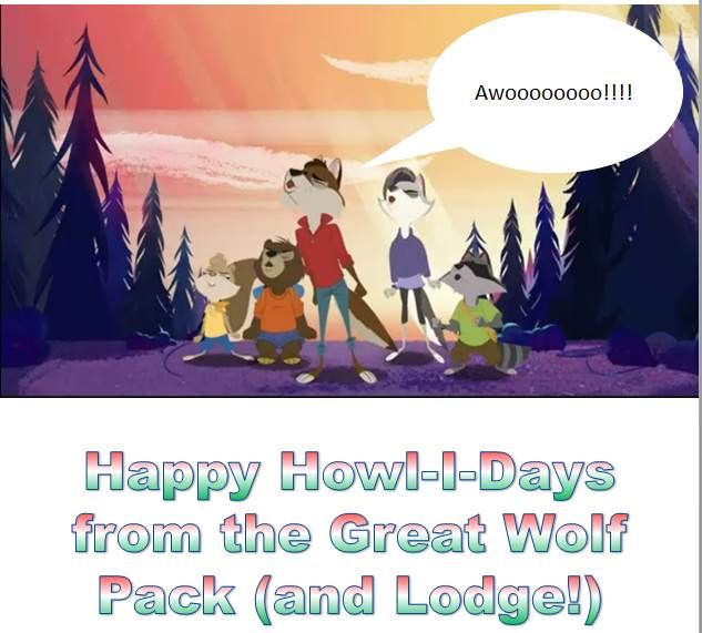 Great Wolf Pack Xmas message