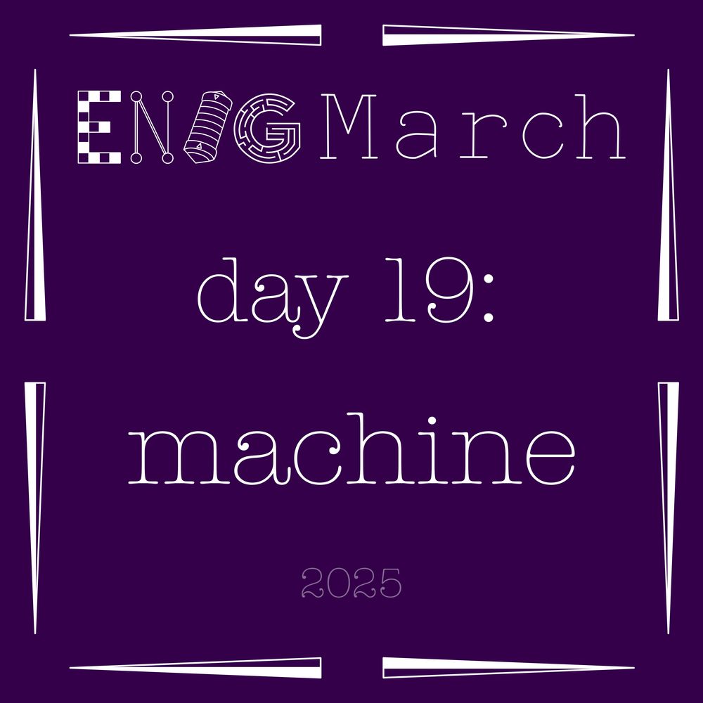 EnigMarch day 19: machine