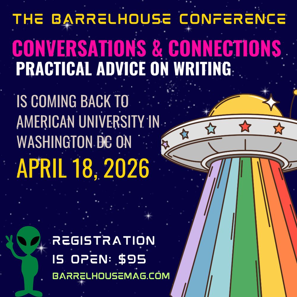 The Barrelhouse conference, Conversations and Connections, is coming back to DC on April 18, 2026. 
