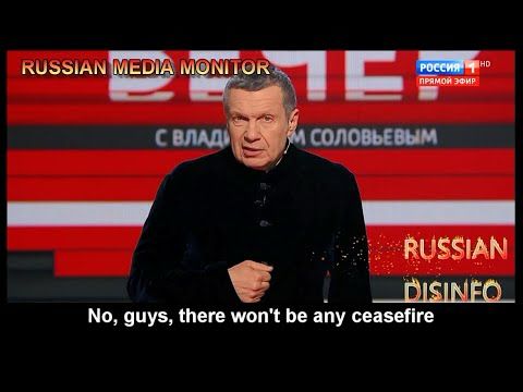 Vladimir Solovyov says Russia won't agree to a ceasefire