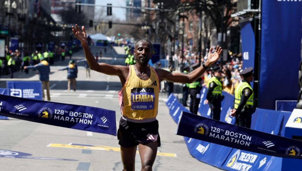 Ethiopia's Sisay Lemma Holds On and Wins 2024 Boston Marathon in 2:06:17 After 60:19 1st Half