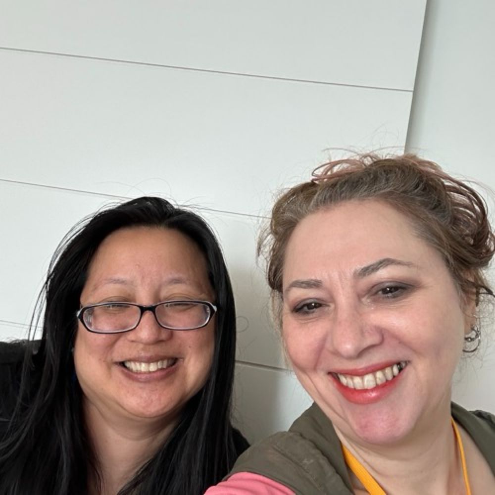 Four Women in a Hotel Room Spx 2024: Amy Chu and Heidi MacDonald