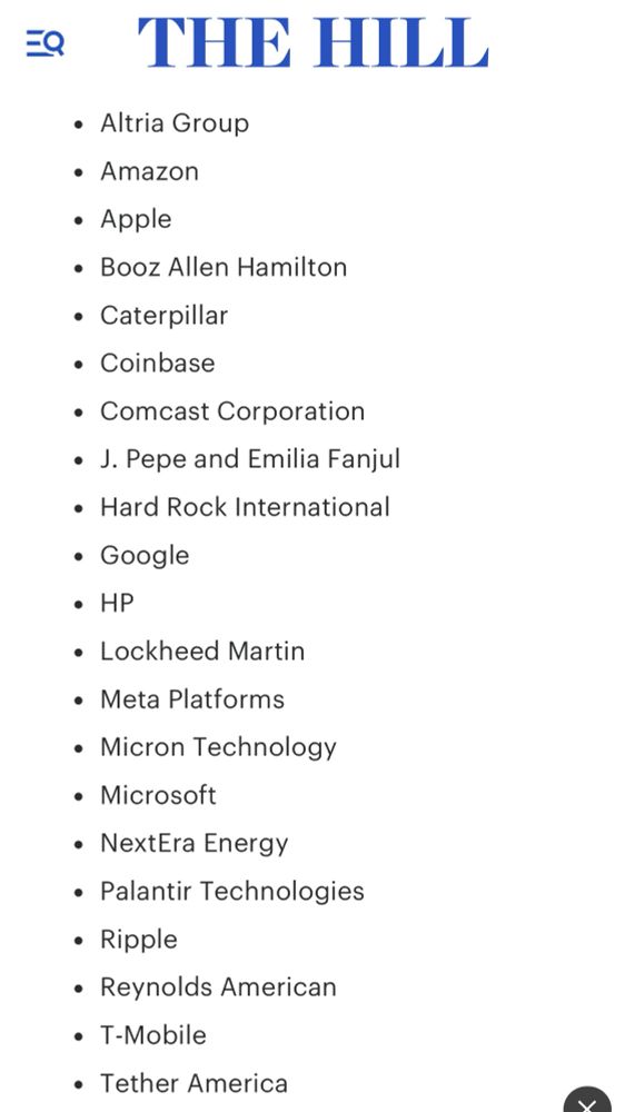 Amazon, Apple, Google, HP, Meta, Microsoft, T-Mobile