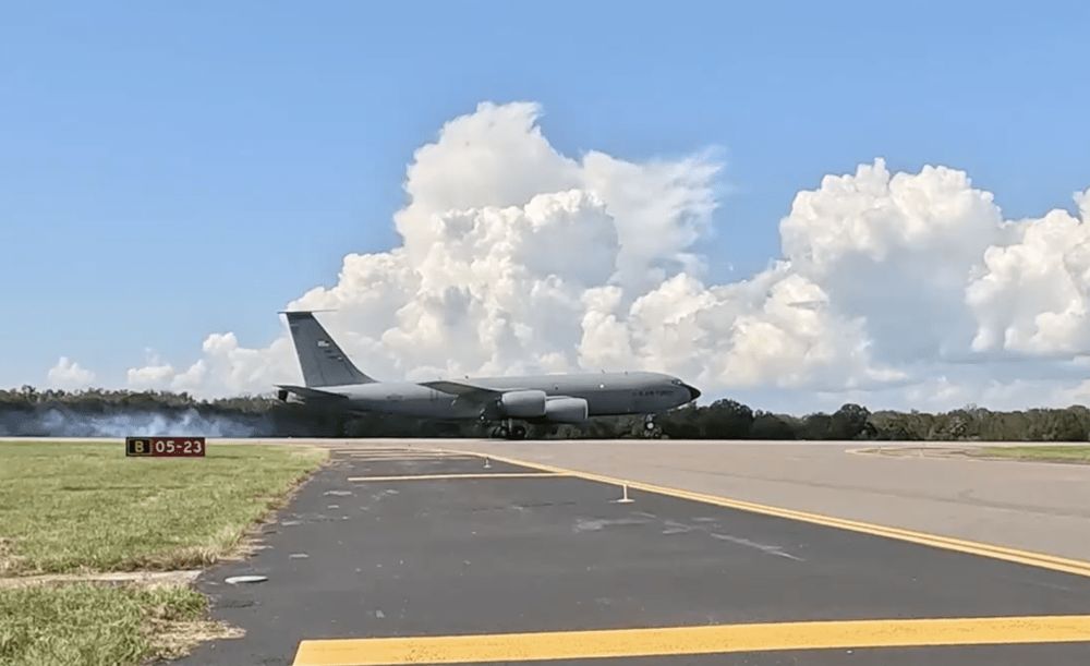 HELENE: Military aircraft return to base in Florida following Hurricane Helene