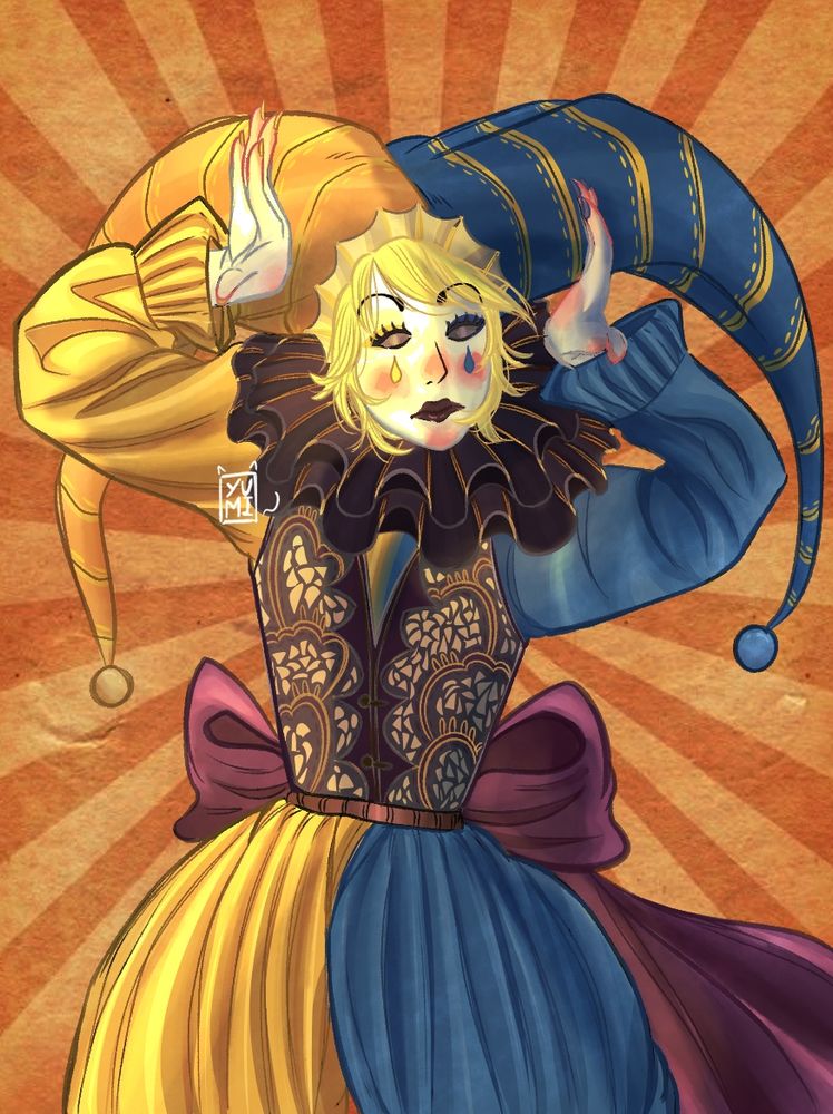 Dieudonné De Lune or Lune is a performer bound to the king's daughter, Maëlle—a spoiled, cruel heiress who delights in tormenting the jesters within the castle walls.
