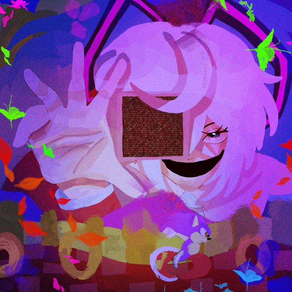 Hatsune miku and sonic