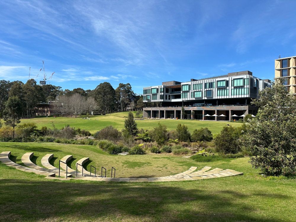 Macquarie lawns and theatre