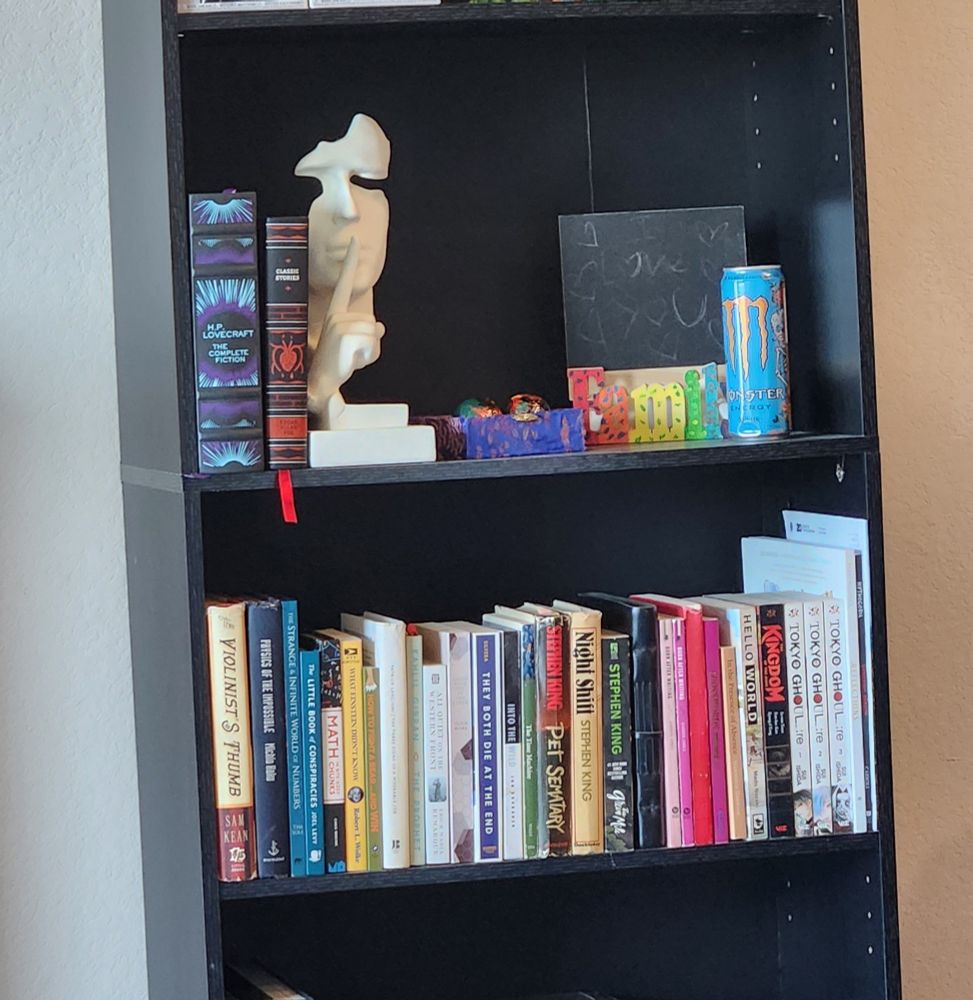 Picture of bookshelf