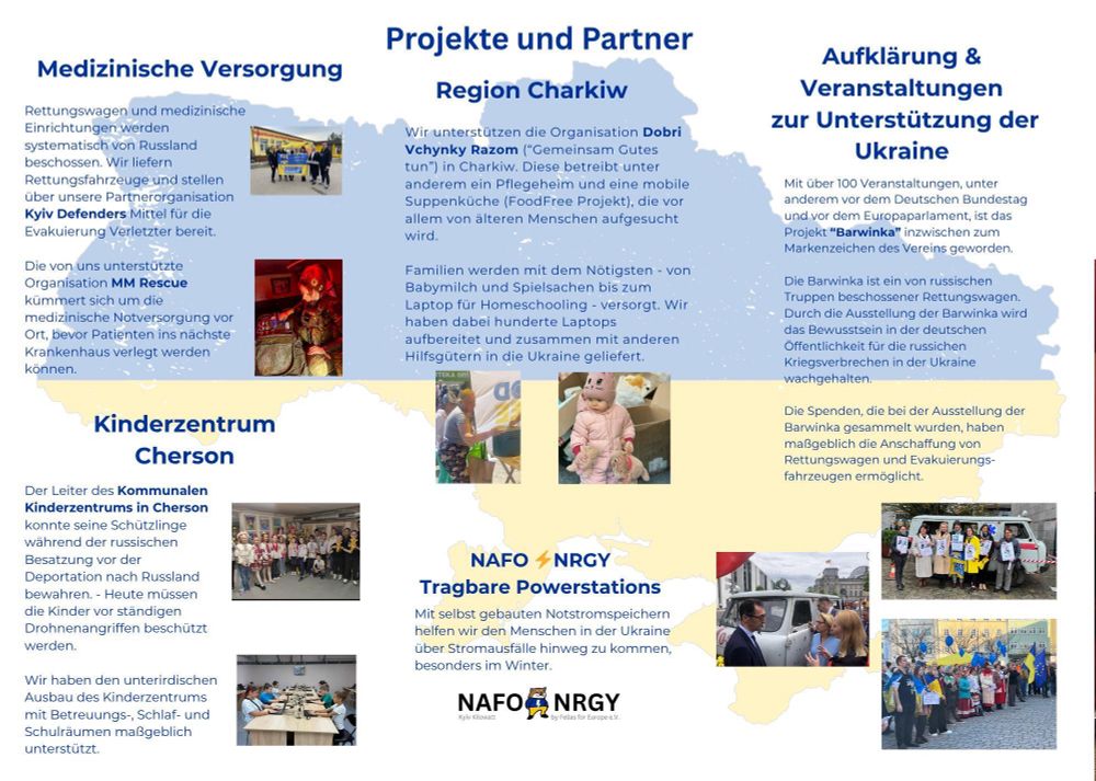 Flyer of Fellas for Europe e.V.