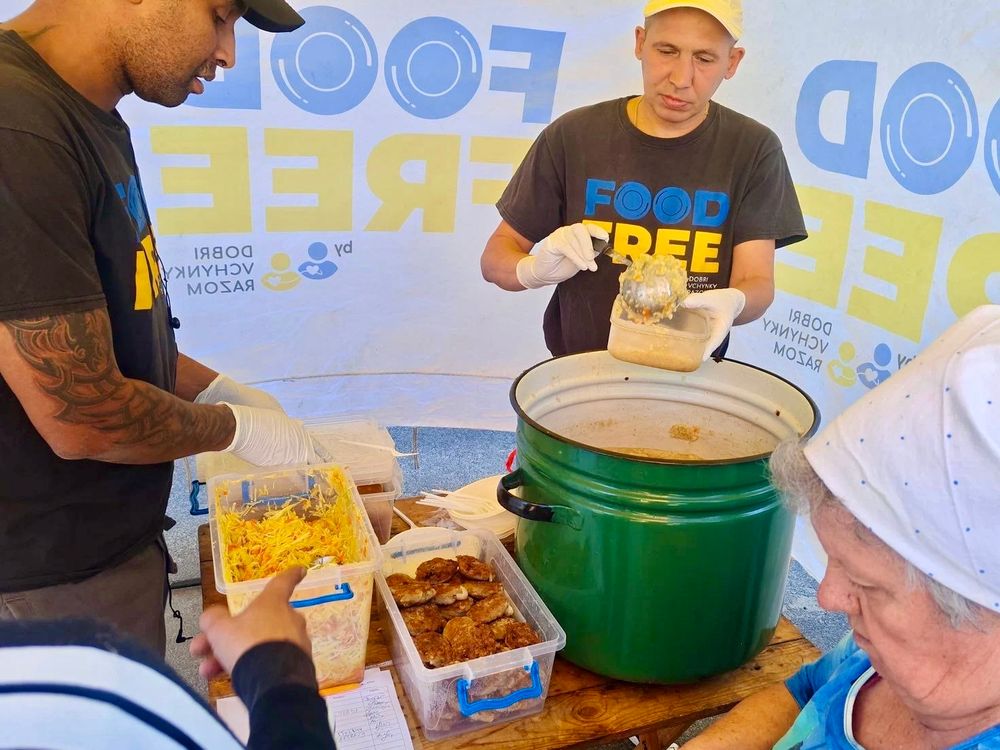 Picture. Food Free Project by Our partner organisation Dobri Vchynky Razom in Kharkiv.
