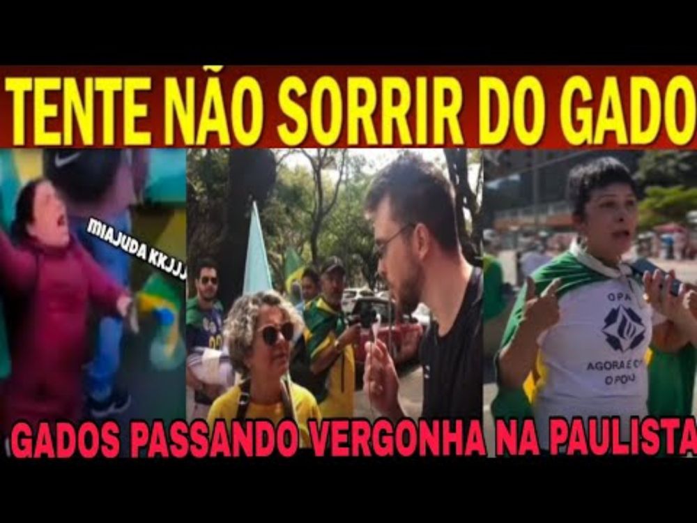 GADOS SURTAM NA PAULISTA E PASSAM A MAIOR VERGONHA DA HISTÓRIA, KKKK ESTAVAM PERDIDOS E DESESPERAD0S