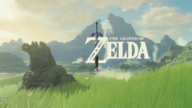 a video game called the legend of zelda is being played