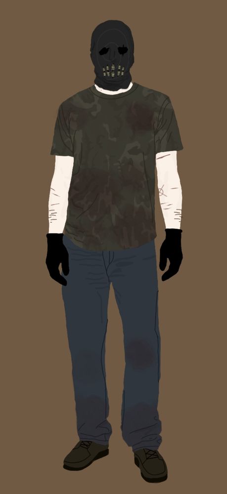 Default outfit 2:

I kinda wanted Eric to look like a douche here