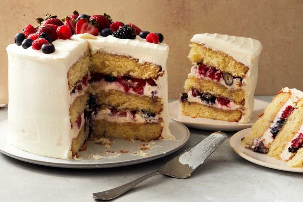 Chantilly Cake With Berries Recipe