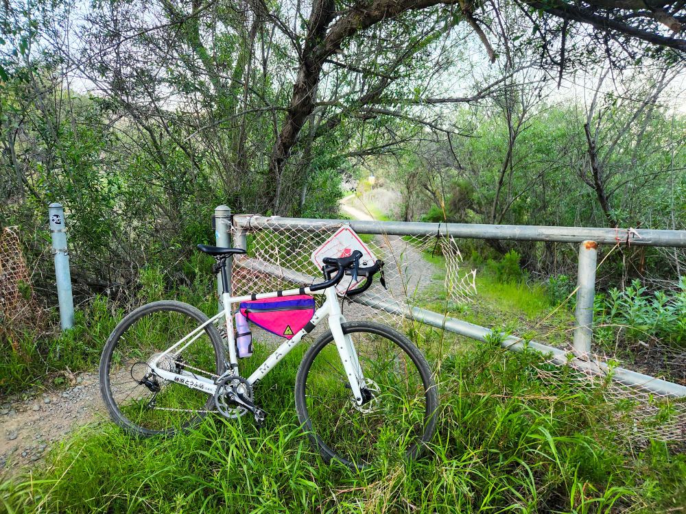 my marin gestalt at the end of the pq valley trail