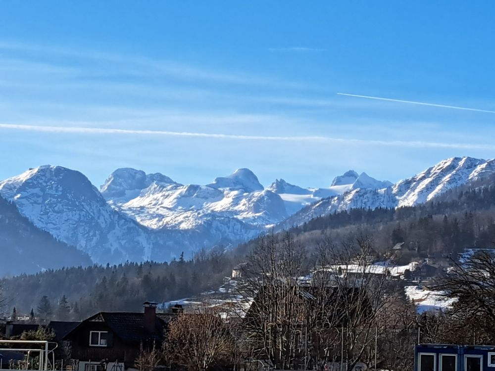 Blick auf den Dachstein von Altaussee