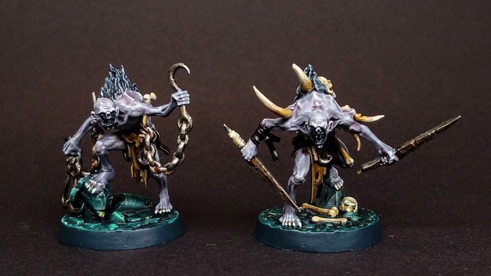 The Skinnerkin warband for Warhammer Underworlds - crypt ghouls
