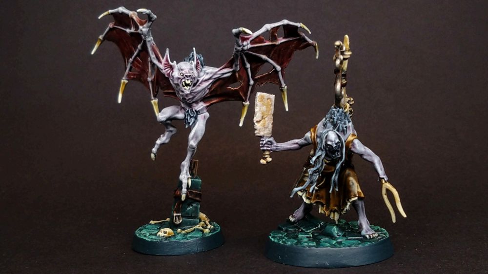 The Skinnerkin warband for Warhammer Underworlds - beast and leader