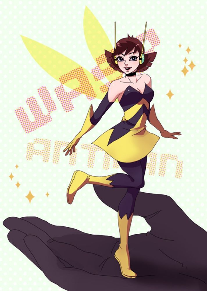 Fan art of Wasp (Janet Van Dyne) from Marvel's Avengers: Earth's Mightiest Heroes