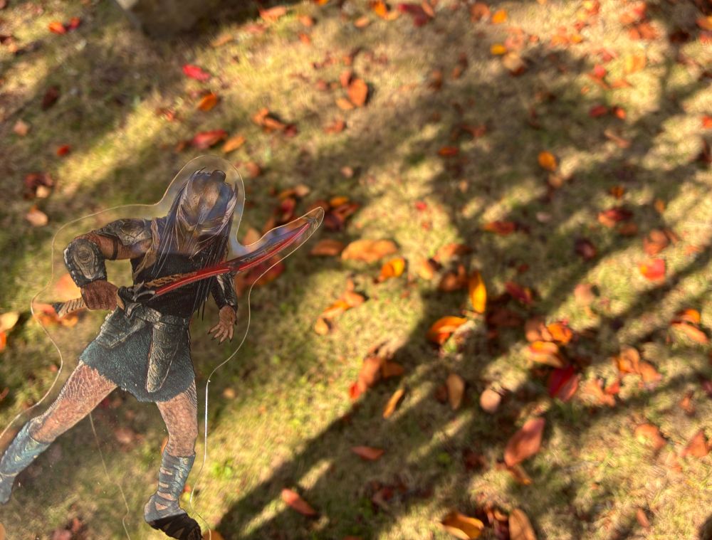 落ち葉とプレデター