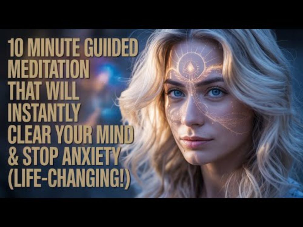 10 Minute GUIDED Meditation That Will INSTANTLY Clear Your Mind & Stop Anxiety (Life-Changing )