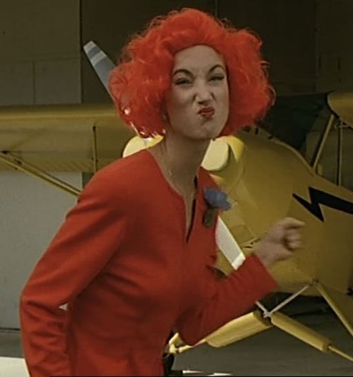 Lil, from Twin Peaks Fire Walk With Me, doing her dance for the FBI guys.