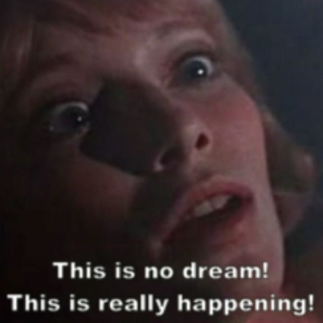 Mia Farrow in Rosemary’s Baby: “This is no dream. This is really happening!”