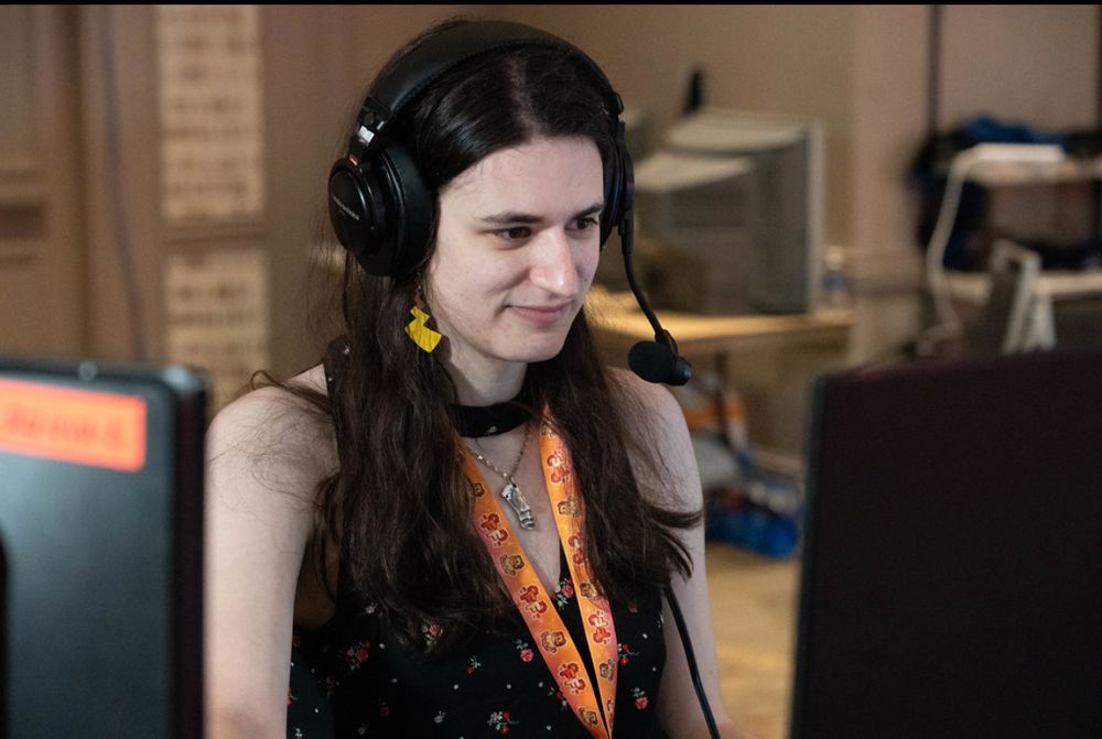 me, locked in, at the host desk for the finale of SGDQ 2025