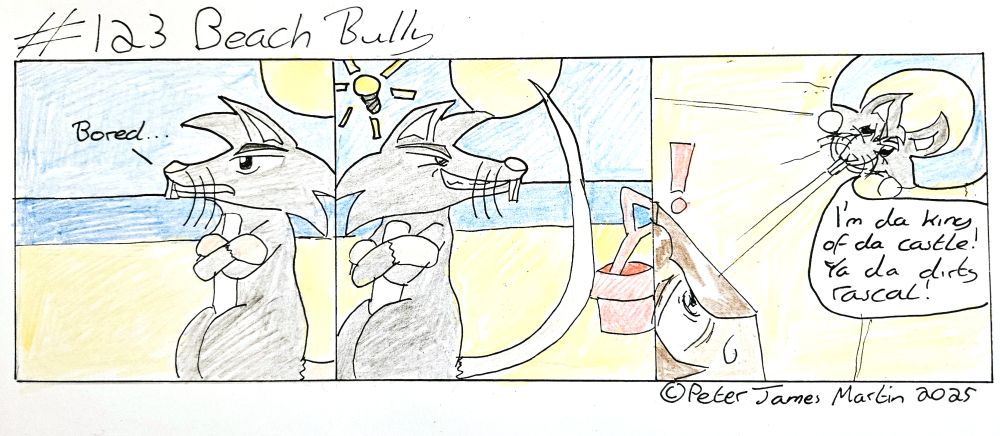 Riz is at the beach bored till he sees an abandoned bucket and spade and gets a wicked idea. Brennan wakes up from a little beach nap to discover he's trapped in a massive sand structure. Riz proclaims that he is the king of the castle and that Brennan is the dirty rascal!