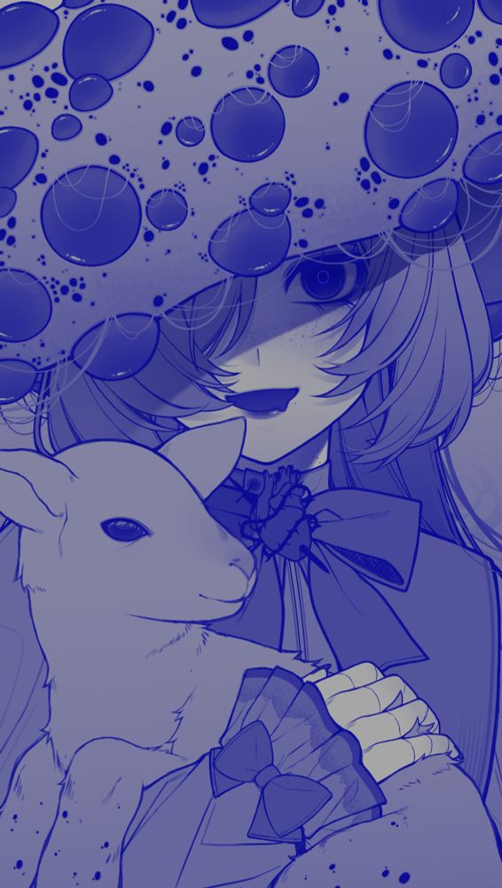 hi im here and this is my mushroom witch oc