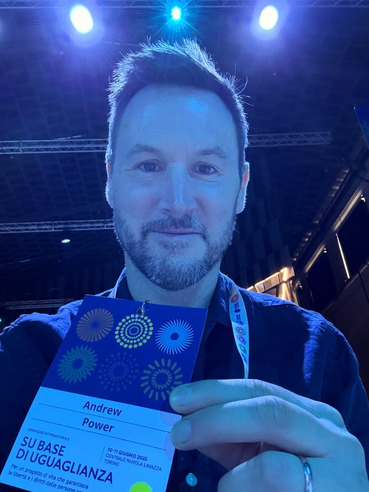Andy at conference