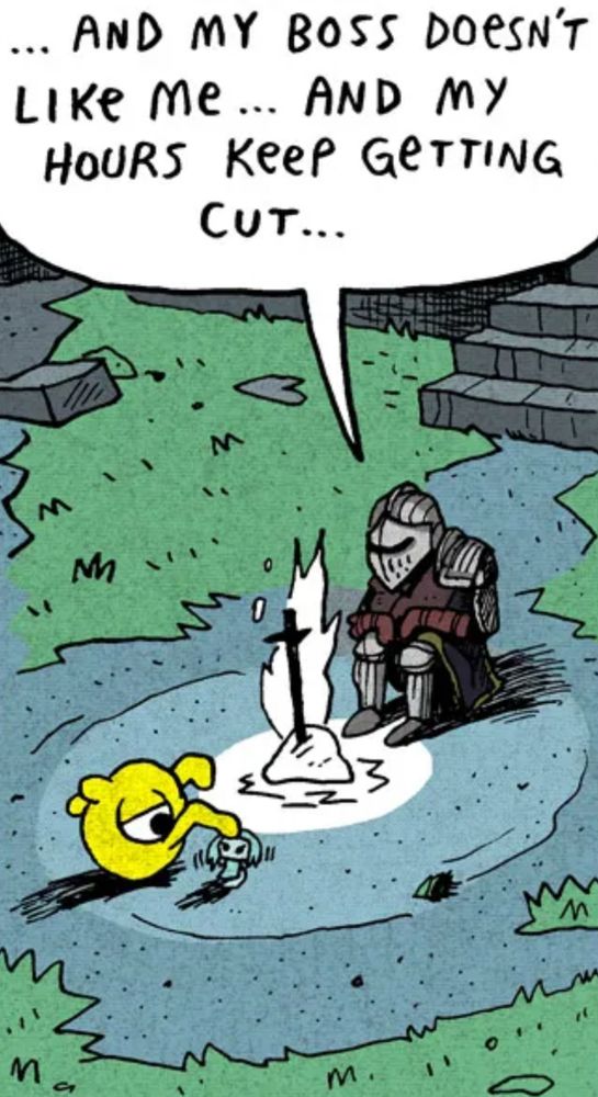 panel from Greatures the comic strip
