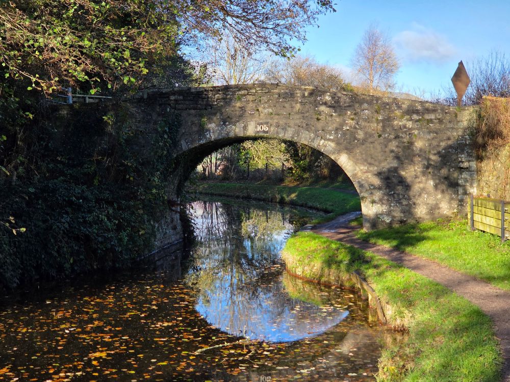 Along the Monmouthshire and Brecon Canal – 250 years old this year! (The canal, not me – I'm older.)