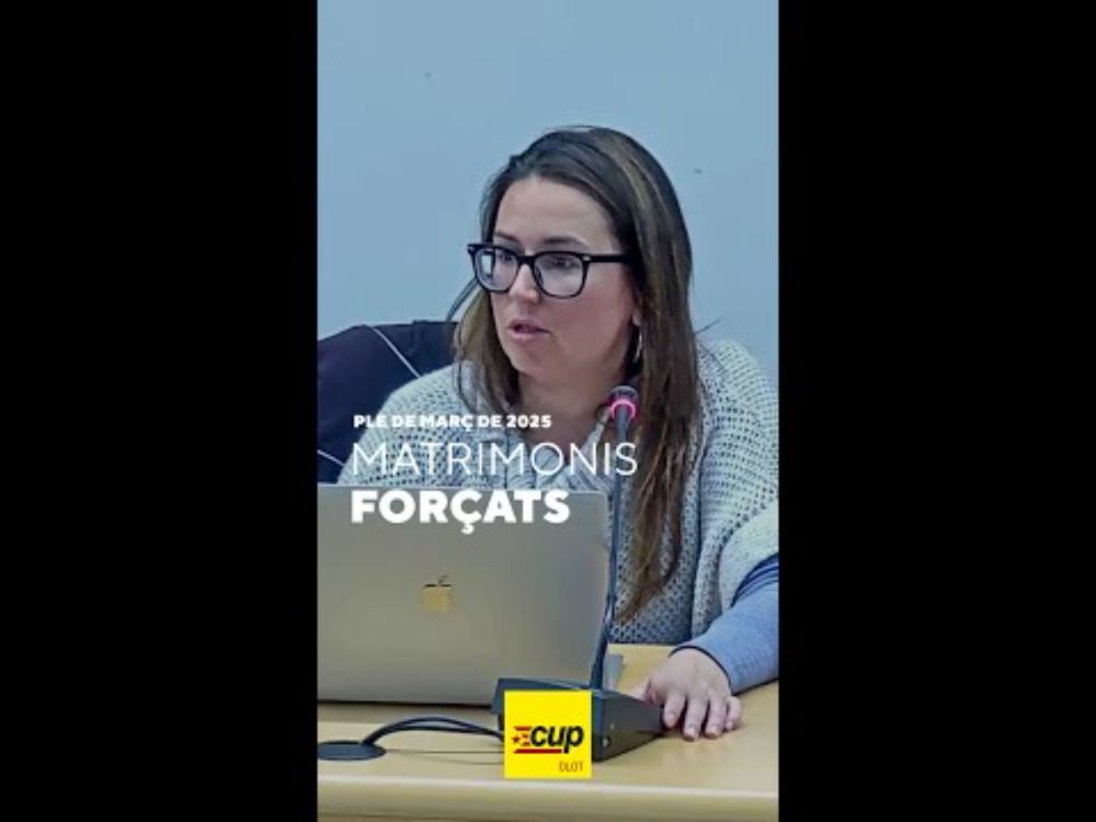 💜 Olot, ciutat lliure de matrimonis forçats