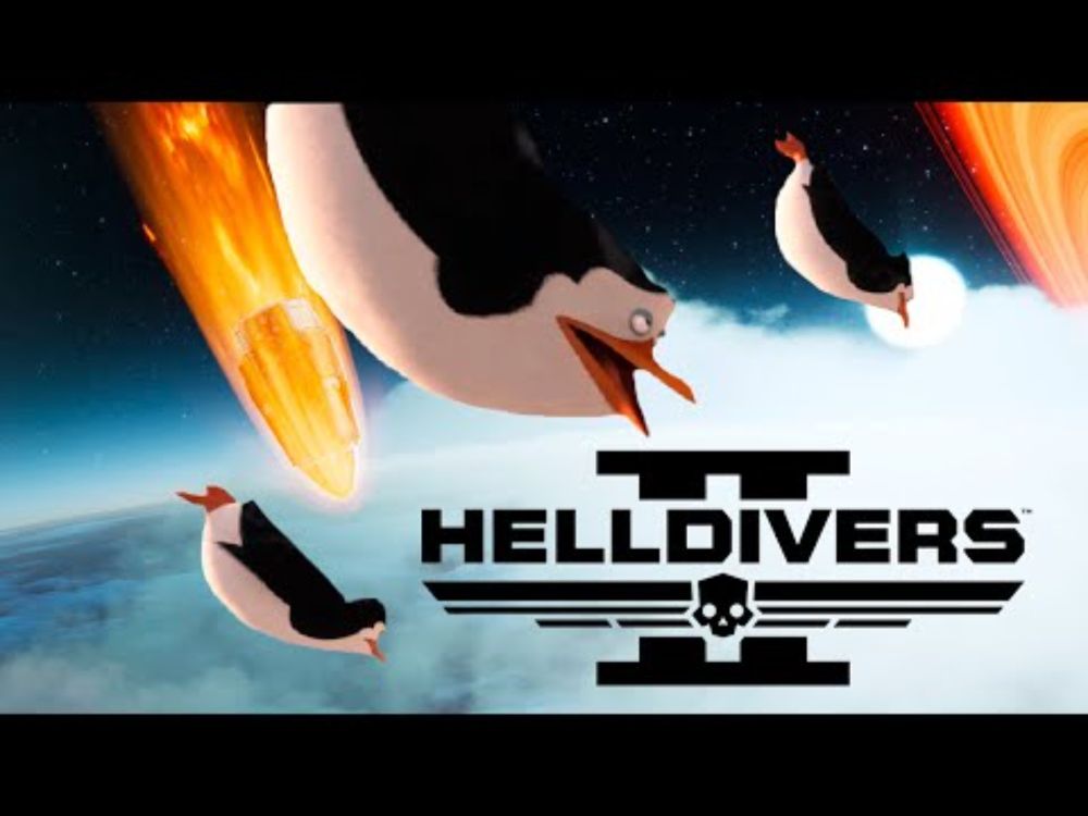 Penguins in Helldivers 2