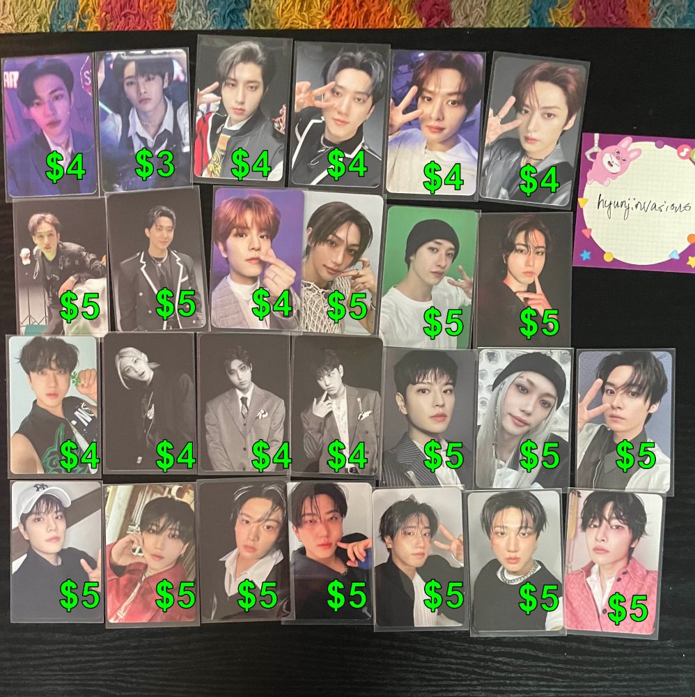 skz album pcs i'm selling