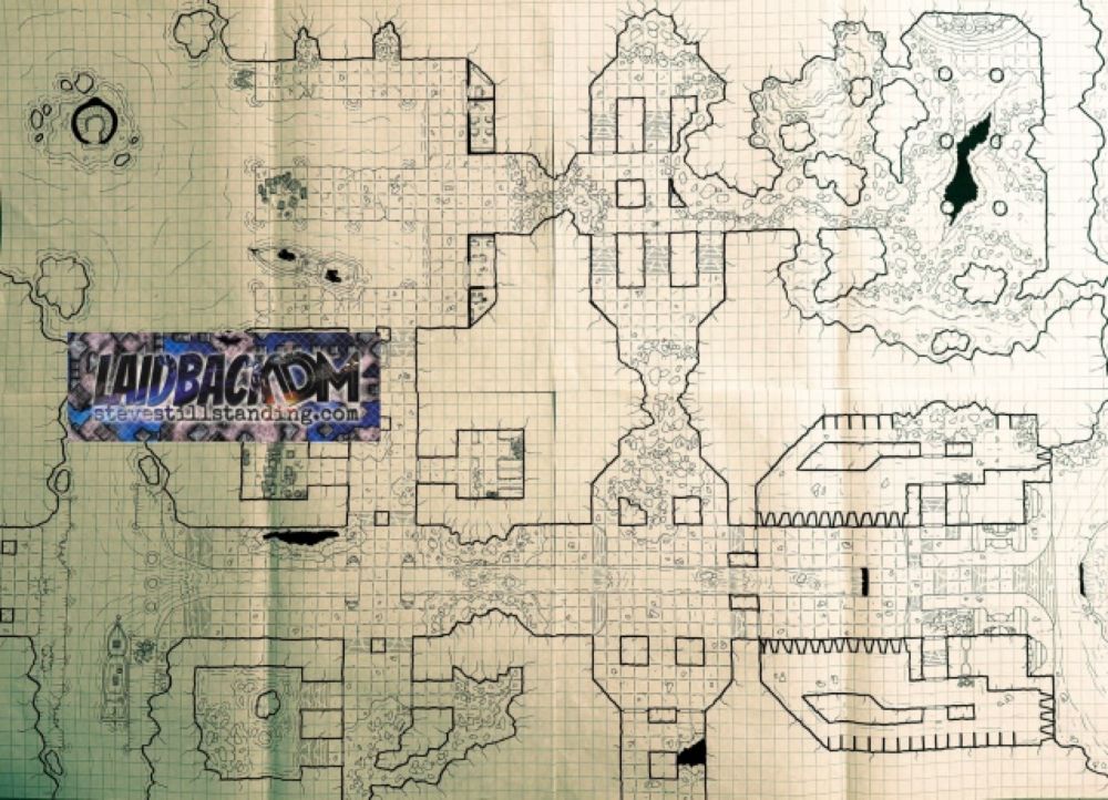 Another Hand Drawn Map: Ruins of Rukdar-Zin (Part 4)!