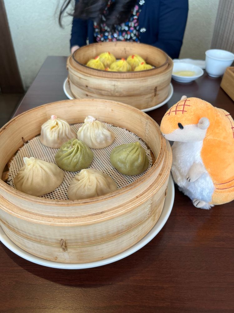 小籠包を眺める子ジョンぬい