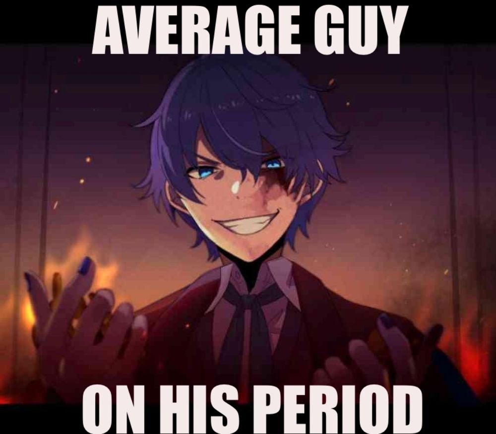 Average guy on his period with Gallerian from evillious chronicles