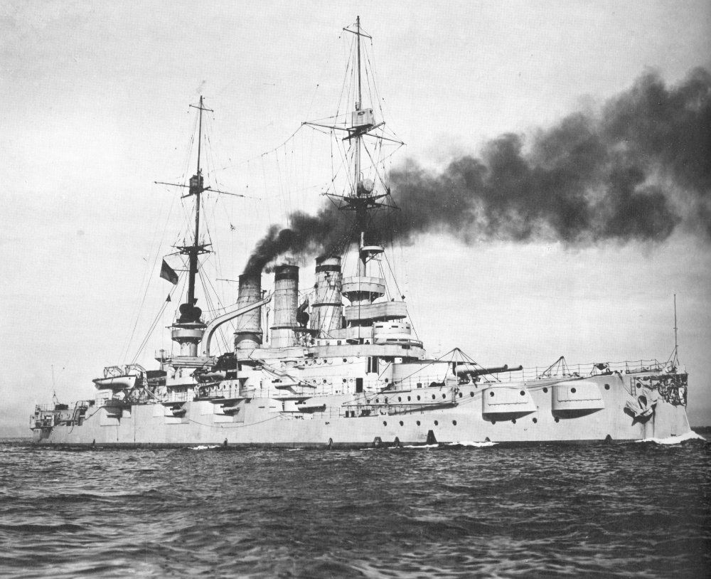 SMS Pommern was the second ship of the Deutschland-class pre-dreadnought battleships (along with her sisters Deutschland, Schleswig-Holstein, Schlesien, and Hannover) of the Imperial German Navy. Built at the AG Vulcan shipyard in Stettin, she was laid down in 1903, launched in December 1905, and commissioned in August 1907. As with her sister ships Deutschland, Hannover, Schlesien, and Schleswig-Holstein, Pommern was already obsolete when completed, as HMS Dreadnought had entered service in 1906 and rendered earlier battleship designs outclassed.

Pommern was sunk at the Battle of Jutland