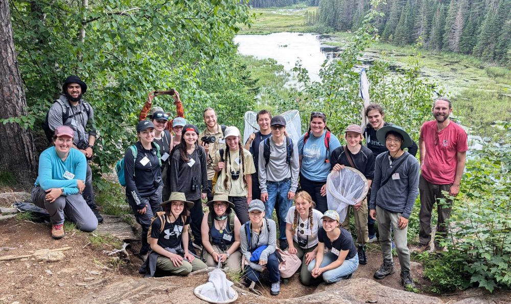 Group shot of the Field Ecology class 2024